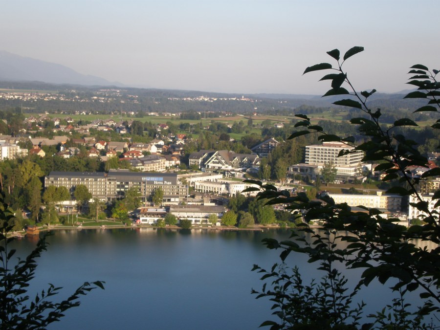 view of the lake from the rock (castle)
