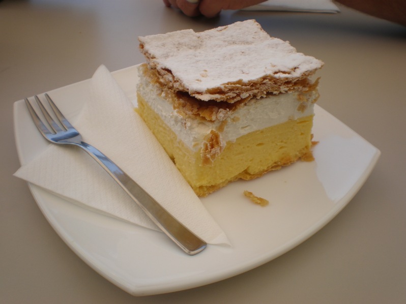 traditional Bled Cream Cake-yummy!