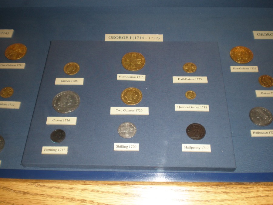 coins in the Bank of England Museum