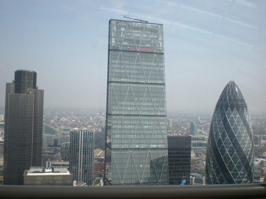 Gherkin and the other skyscrapers