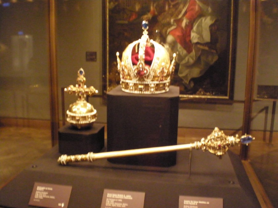 crown of emperor Rudolf II in Imperial Treasury Vienna