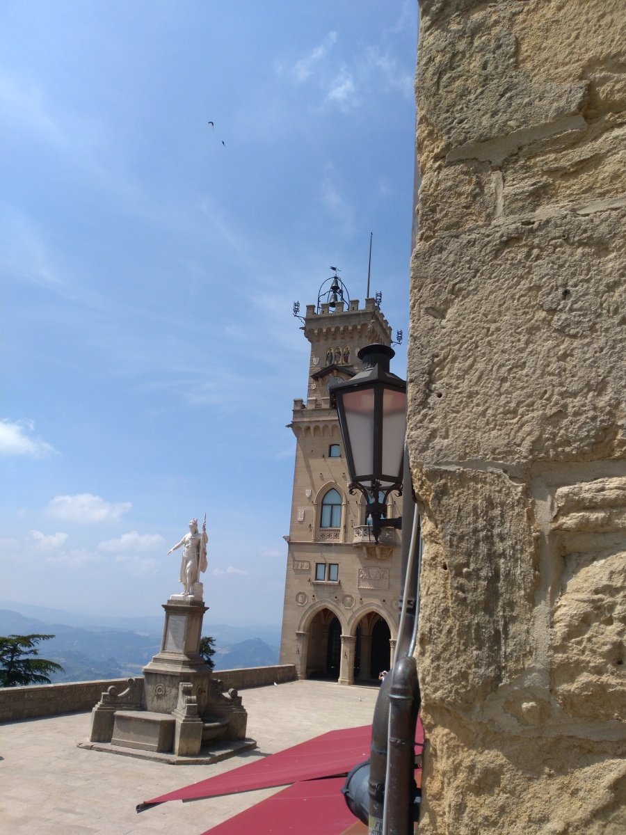 Liberty Square and the Public Palace in San Marino