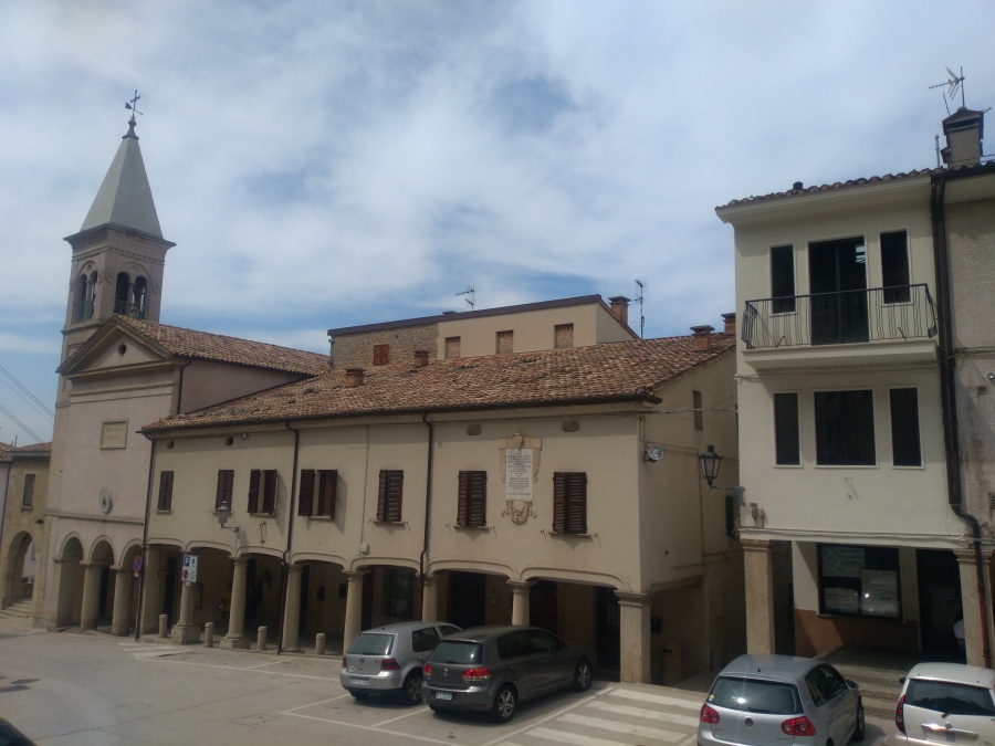 the main square, Borgo Maggiore, San Marino